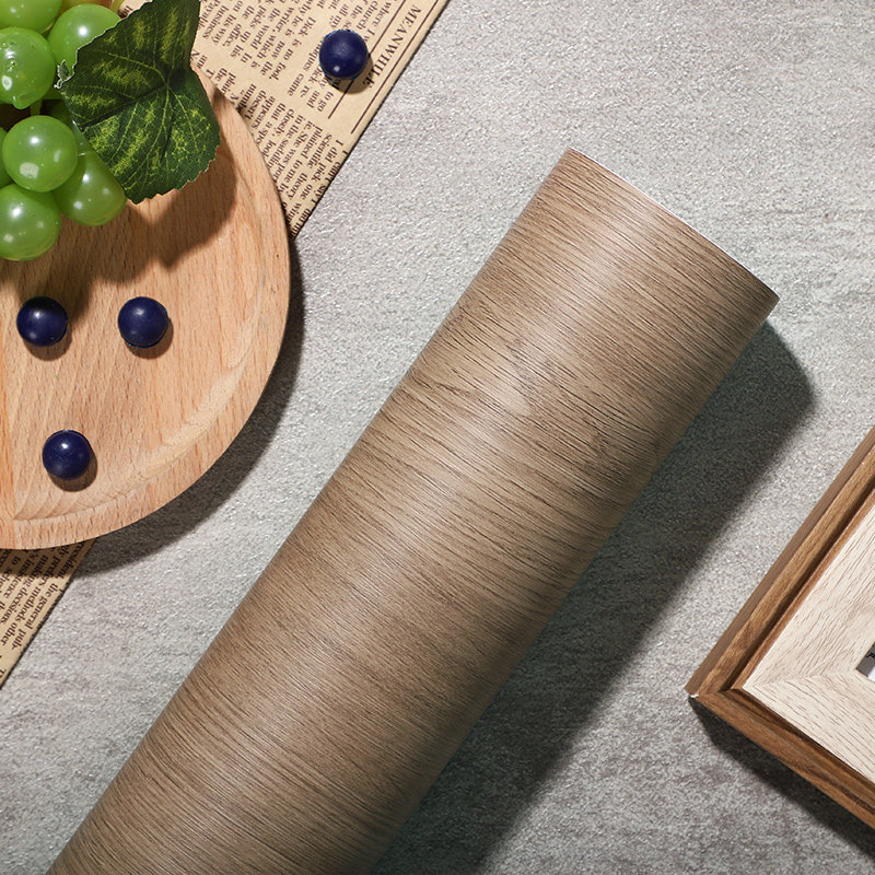 加厚花楸木木纹波音软片防水贴木板翻新贴纸木门修复整张墙贴衣柜