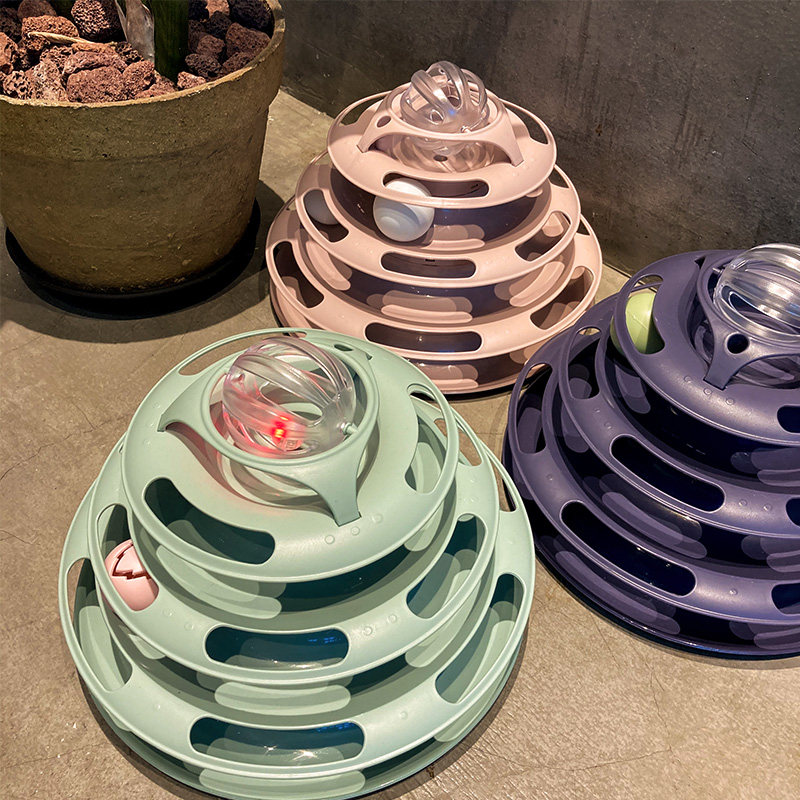 猫玩具自嗨猫转盘球猫咪解闷逗猫棒耐咬逗猫神器小猫用品猫咪玩具