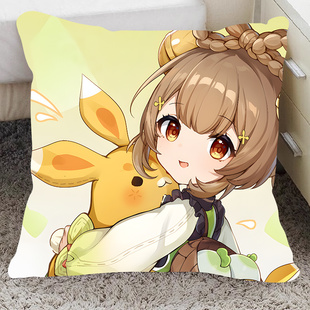 原神周边瑶瑶双面定制抱枕璃月卡通动漫二次元玩偶靠枕学生日礼物