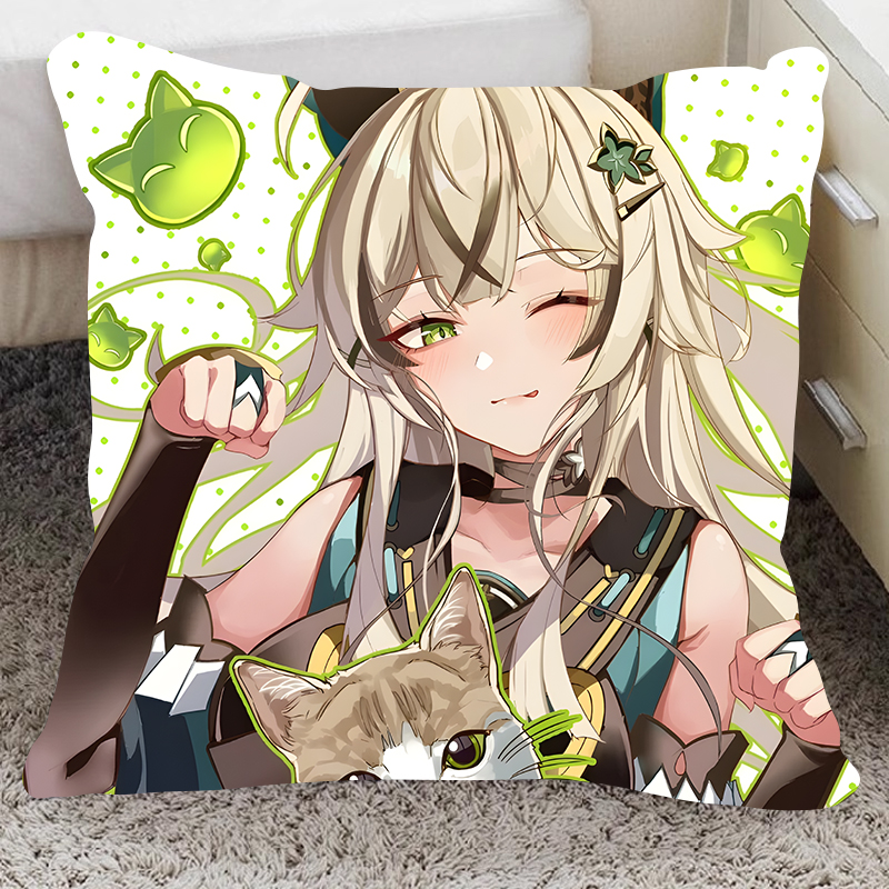 原神绮良良周边抱枕绮猫猫动漫二次元客厅沙发宿舍靠枕含芯礼物