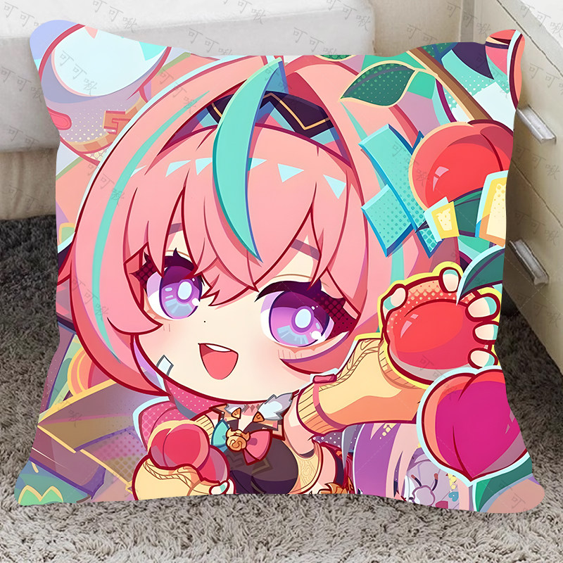 瓦雷莎周边方形抱枕原神动漫游戏少女玩偶卧室沙发枕头生日礼物