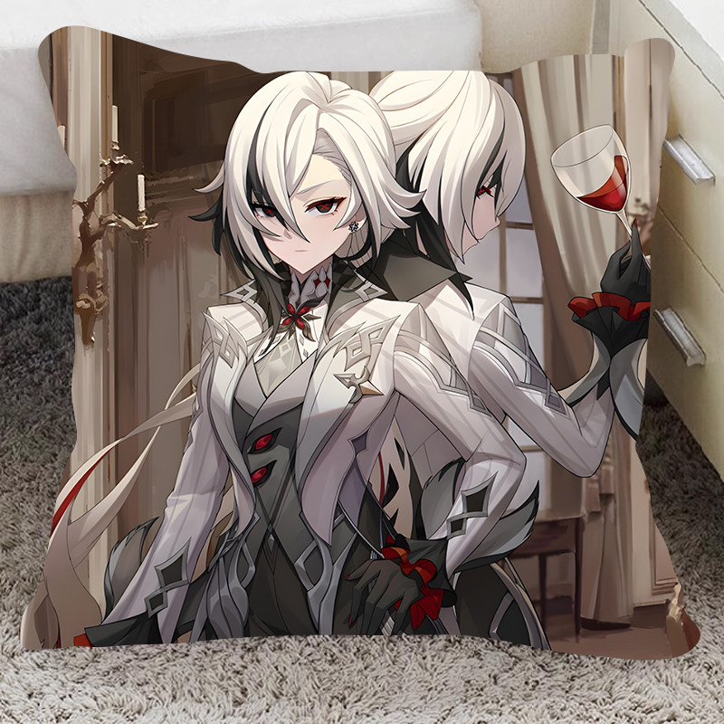 仆人阿蕾奇诺抱枕周边原神二次元枕头动漫游戏靠枕朋友生日礼物