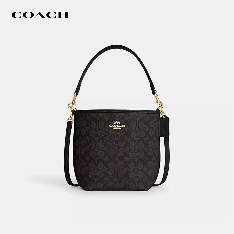 COACH/蔻驰City新款老花水桶包
