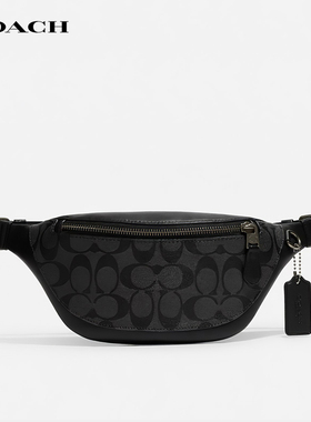 【国内现货】COACH/蔻驰Warren男士腰包经典老花潮流胸包斜挎包