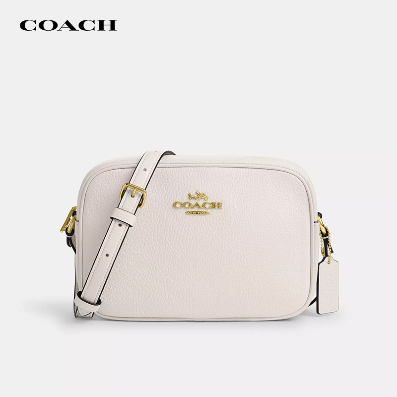 COACH/蔻驰纯色皮质简约相机包