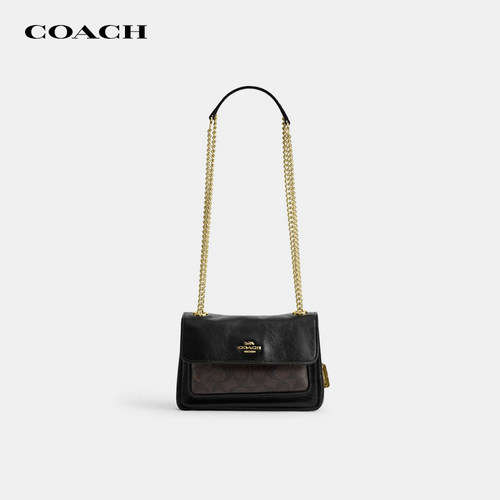 【正品保证】COACH/蔻驰女士小方包Elodie链条包腋下单肩斜挎包