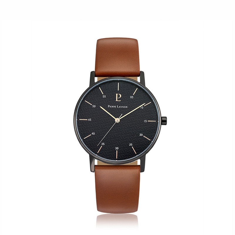 pierre lannier/连尼亚男士新款手表Black系列时尚石英表 203F434