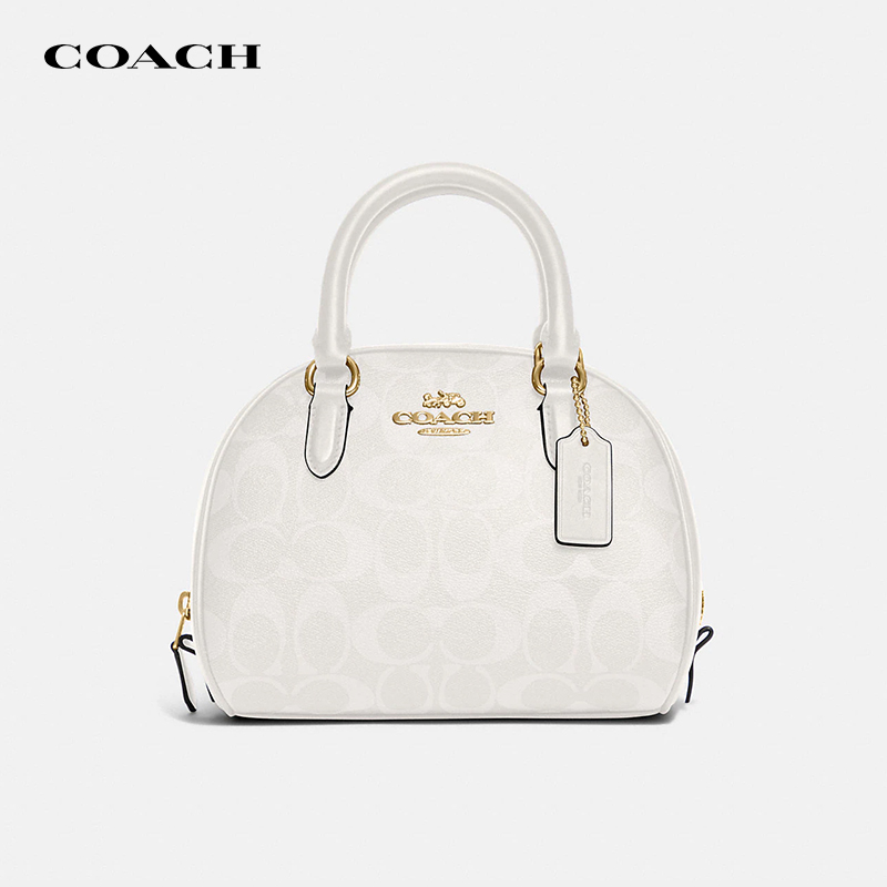 【官方授权】COACH/蔻驰Sydney系列手提包单肩斜挎包贝壳包馒头包