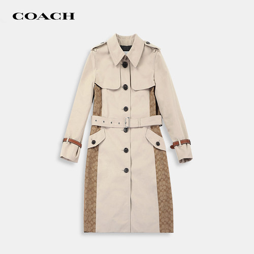 COACH/蔻驰女士中长款风衣
