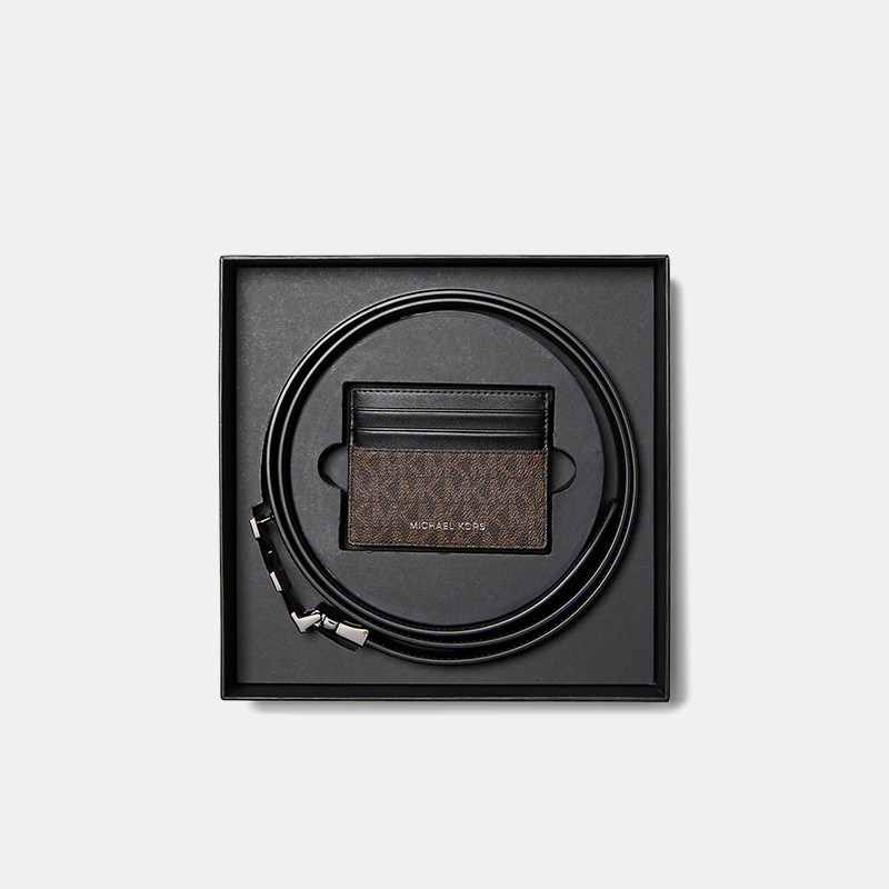 MK正品钱包腰带礼盒装送人礼物