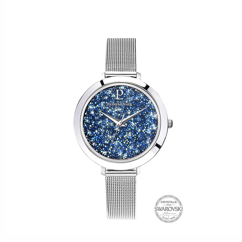 pierre lannier/连尼亚法国正品星钻时尚潮流简约石英女表095M668