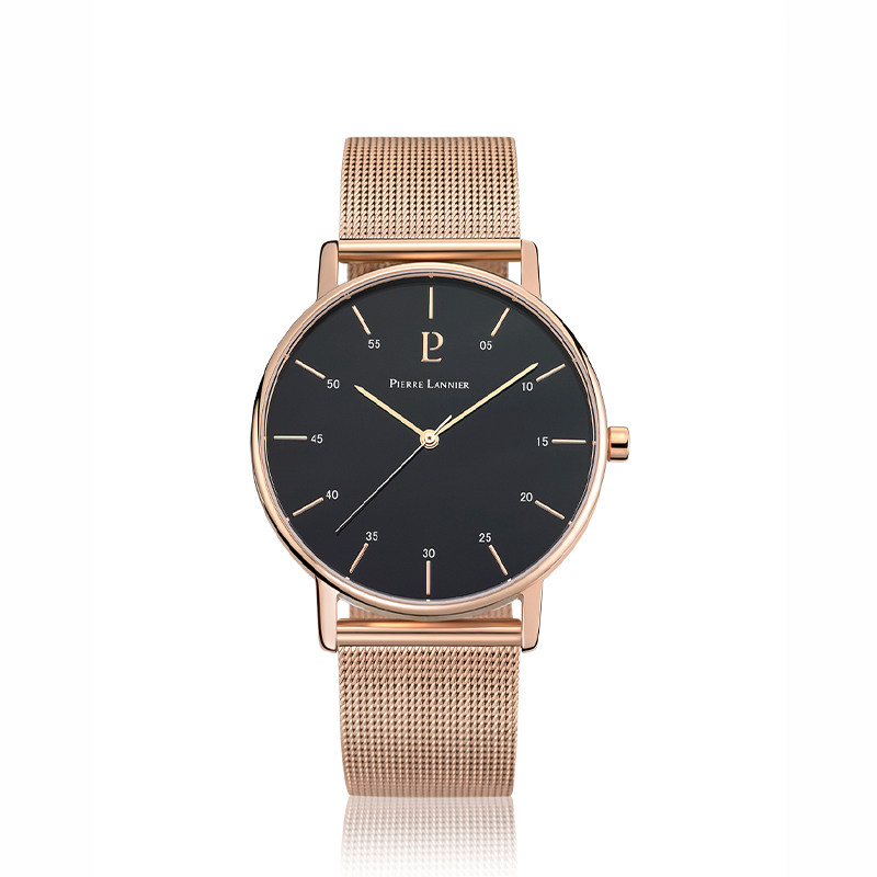 pierre lannier/连尼亚新款男士手表Black系列时尚石英表 203F038