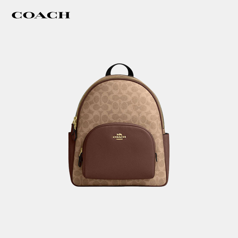 【国内正品】COACH/蔻驰女士Court双肩包大容量背包旅游书包女包