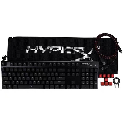 原装金士顿Hyperx阿洛伊FPS RGB键盘收纳袋布丁键帽数据线配件