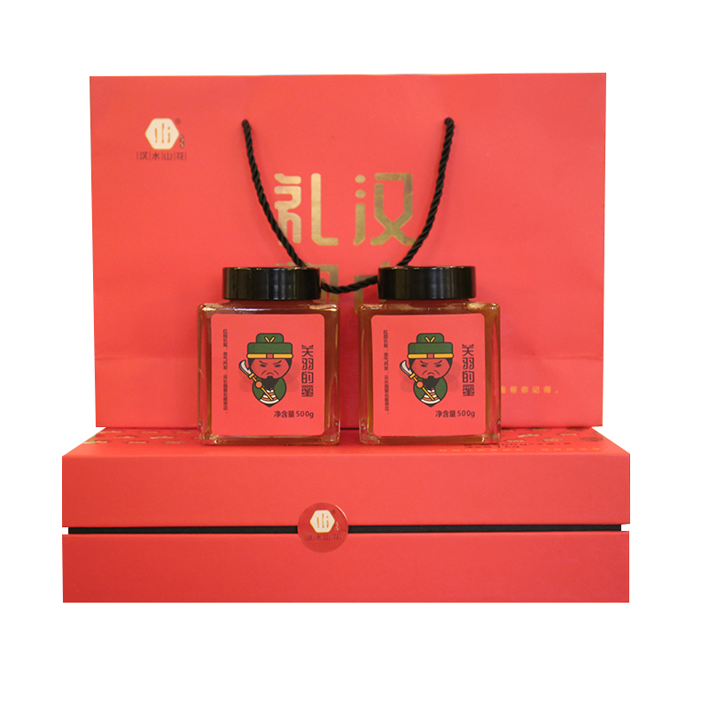 【蜂蜜】 略阳县汉水山花枣花蜜礼盒1000g农家自产成熟蜂蜜
