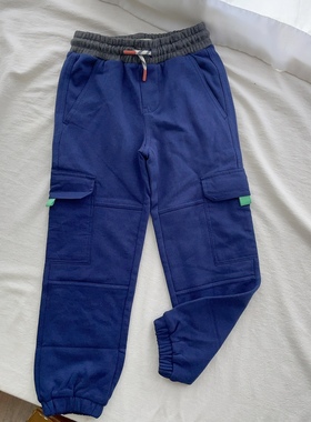 98-164英单BD男女童纯棉毛圈运动长裤儿童中大童裤子