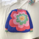128英单bd女童春秋冬彩虹花朵机绗棉薄夹克加绒棉服外套棉衣