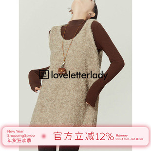 周里物2025超火连衣裙灰色女春季新款氛围感叠穿针织中长款背心裙