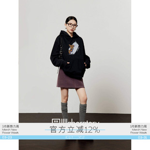 修身 新款 高腰显瘦百搭呢料半身短裙 紫色半身裙女2026春季 周里物