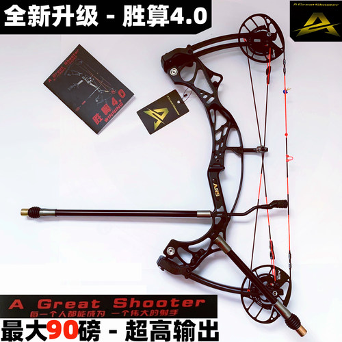 胜算4.0复合弓箭90磅高箭速