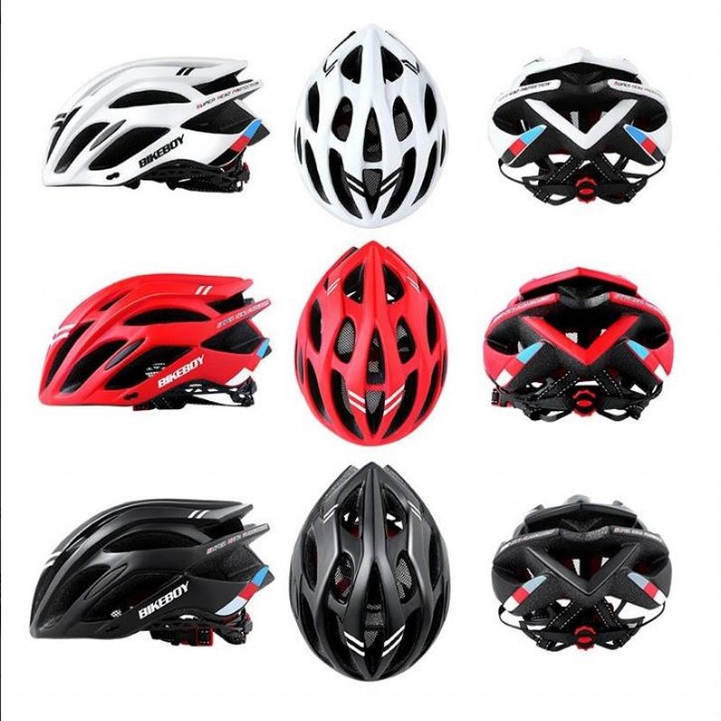 防虫网山地自行车一体成型骑行头盔外卖代驾多孔透气男女款安全帽