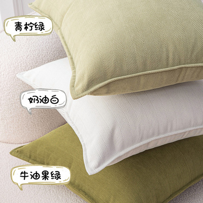 高级感抱枕沙发客厅大号靠垫抱枕套不含芯大靠背垫靠枕套罩靠背枕