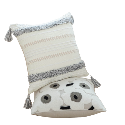 北欧ins侘寂风簇绒抱枕