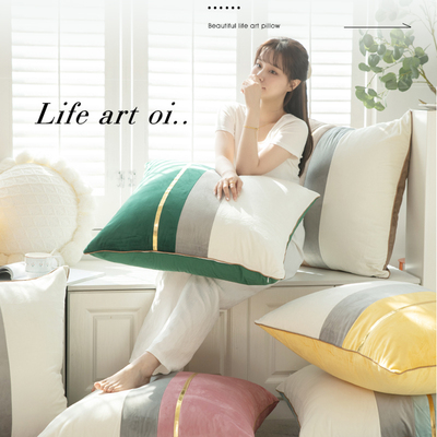 轻奢高级样板间抱枕靠枕客厅卧室