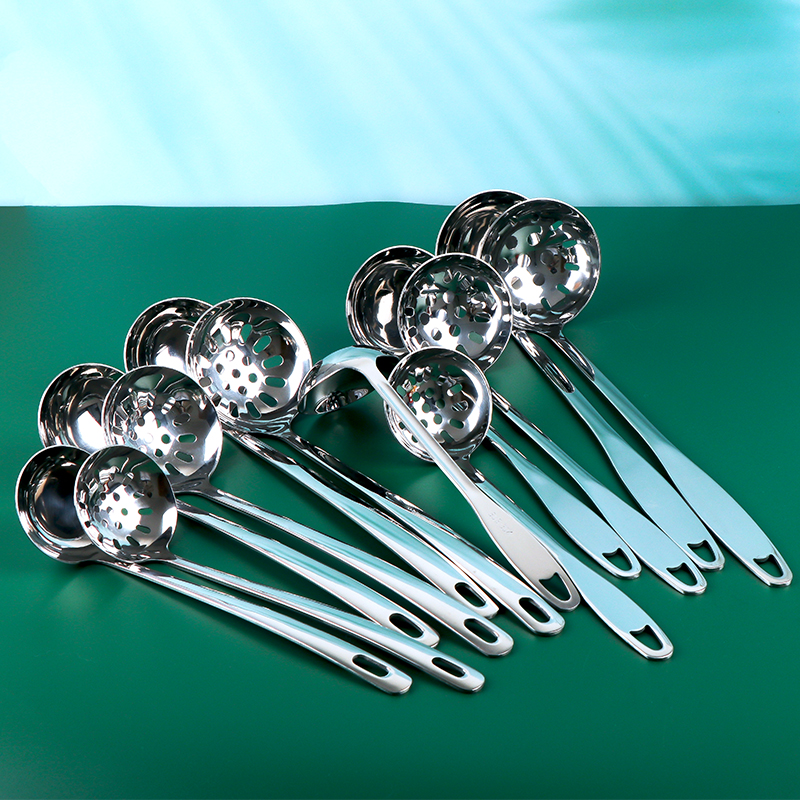 汤勺漏勺304不锈钢食品级
