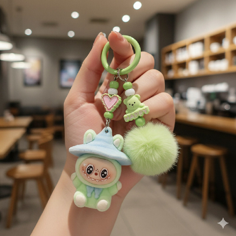 小法师拉布挂件钥匙扣包包情侣汽车植绒公仔萌粒手机链书包挂饰,节庆用品/礼品,钥匙扣,淘宝优惠券,粉丝福利购,淘宝优惠卷