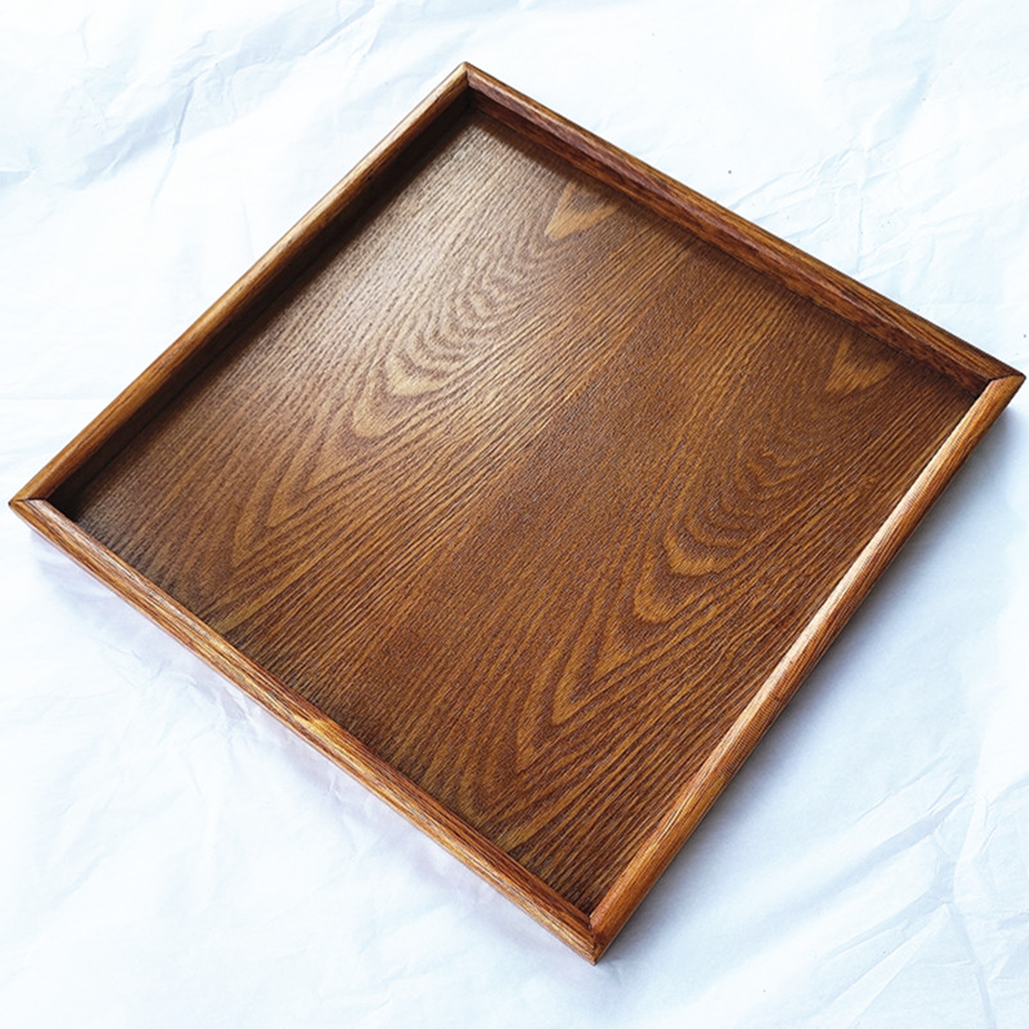 正方形木质托盘 盘子 茶盘 复古式果盘点心盘收纳盘