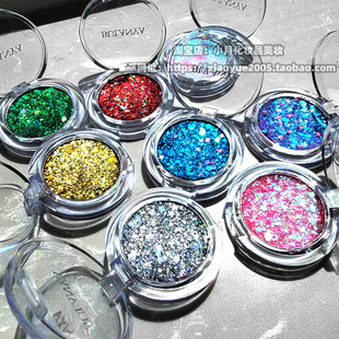 新品啫喱五角星眼影亮片免胶超闪亮晶晶闪粉新娘妆学生儿童舞台妆