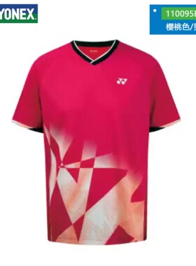 YONEX尤尼克斯2025新款羽毛球服短袖yy男女衣服运动T恤上衣110095