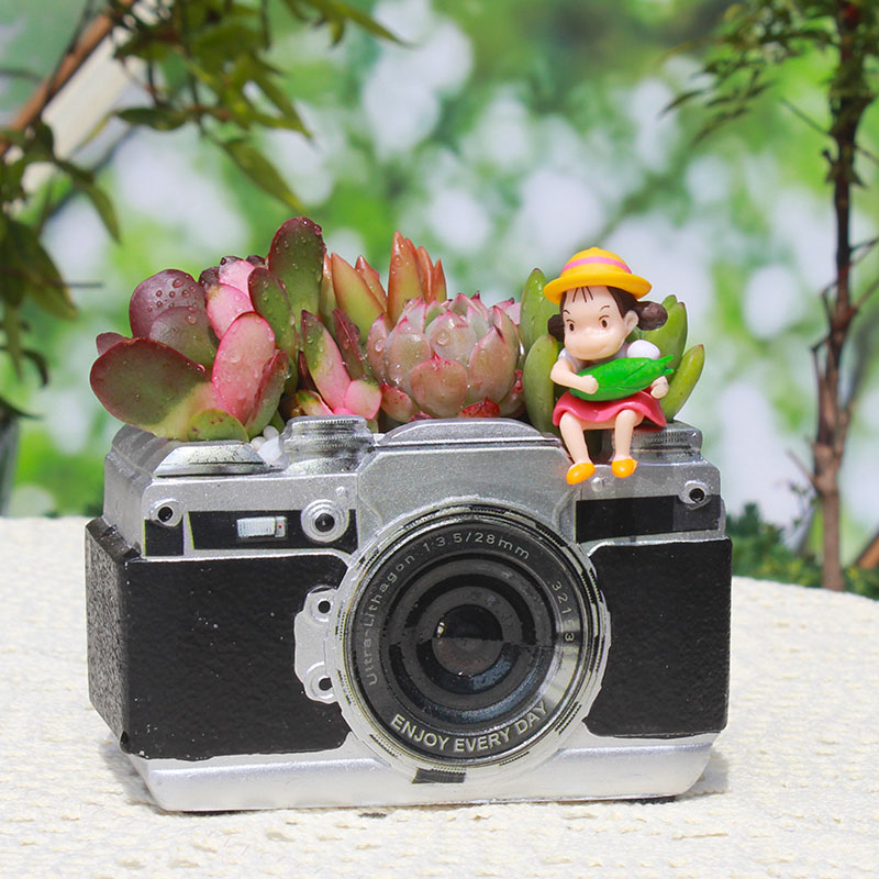 多肉创意造型花盆新款树脂复古阳台小盆栽室内肉肉组合办公室桌面