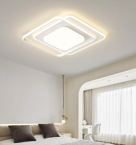 led现代简约客厅卧室吸顶灯