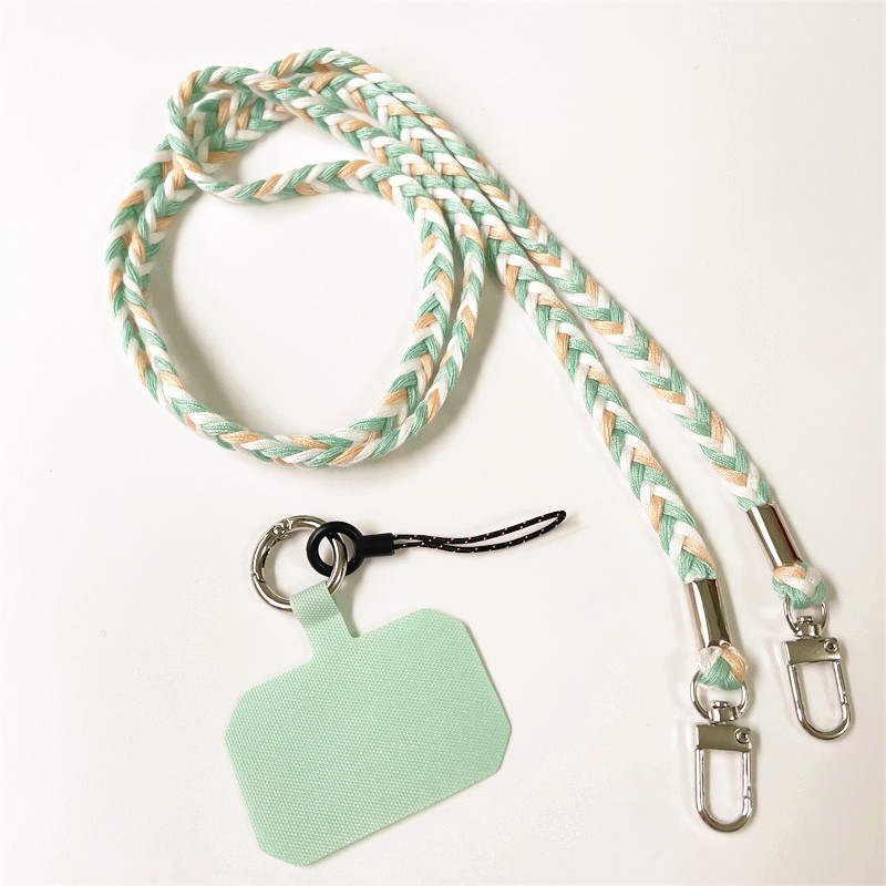 DIY原创清新柔软毛线斜挎带