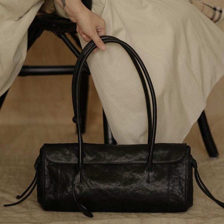 高级感单肩腋下包大容量黑色法棍包包女式2025早秋小众手提大包包,箱包皮具/热销女包/男包,腋下包,淘宝优惠券,粉丝福利购,淘宝优惠卷