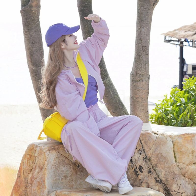 套装女2026春夏新款高级感小个子时尚休闲卫衣卫裤运动两件套洋气