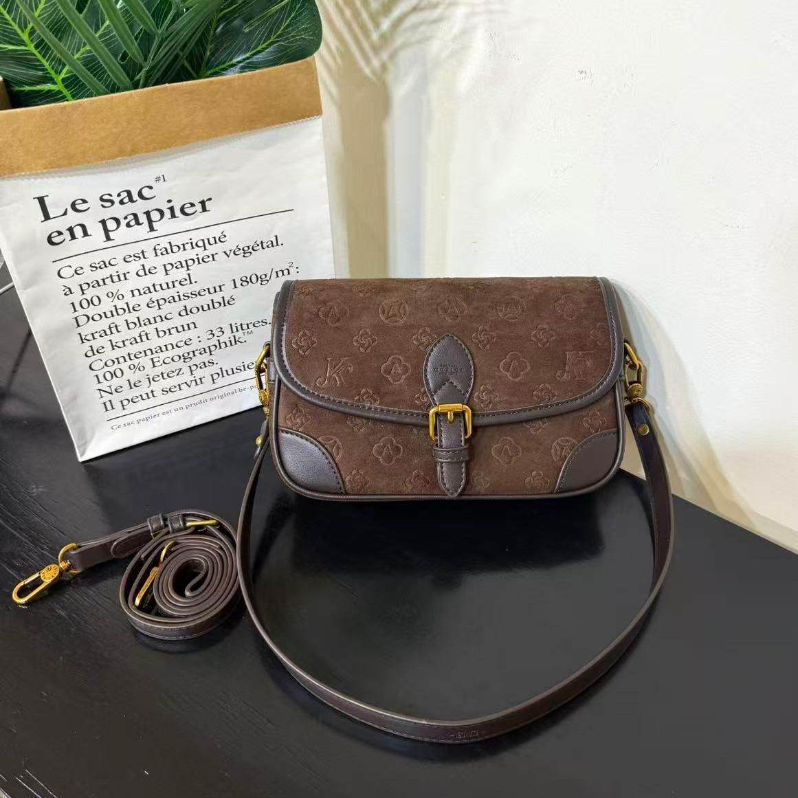 女2025秋季新款印花质感时尚单肩包复古小方包流行洋气高级斜挎包