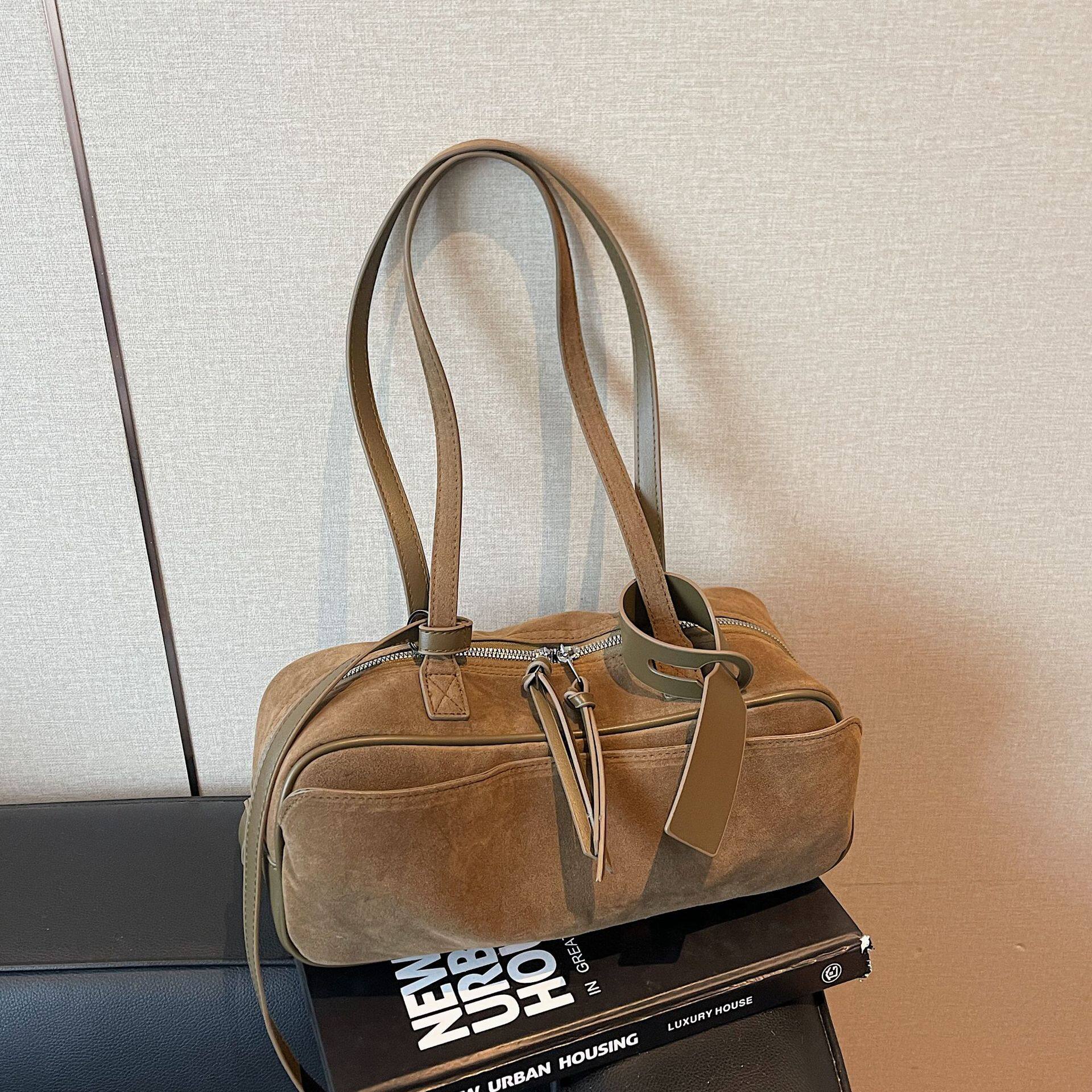 韩国小众保龄球女包高级感轻奢超火包简约时尚手提单肩包波士顿,箱包皮具/热销女包/男包,腋下包,淘宝优惠券,粉丝福利购,淘宝优惠卷