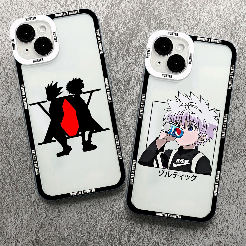 日本动漫猎人X苹果17PROMAX手机壳13新款iphone16透明11个性创意12promax情侣xs卡通xr奇犽x小