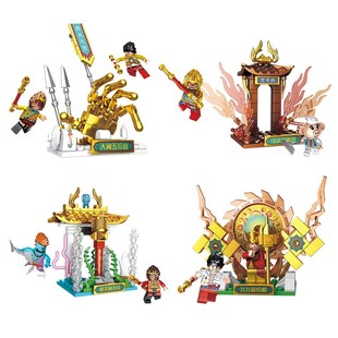 2025新款 5002西游黑神话悟空齐天大圣大闹山斗法龙宫积木玩具