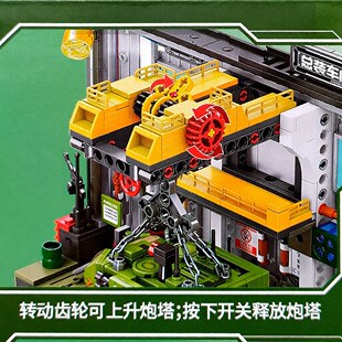 森宝积木203189中兵系列99A主战坦克总装厂强国雄风男生军事拼装