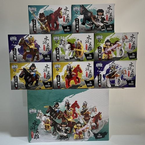 积智星82030国潮积木水浒英雄潮