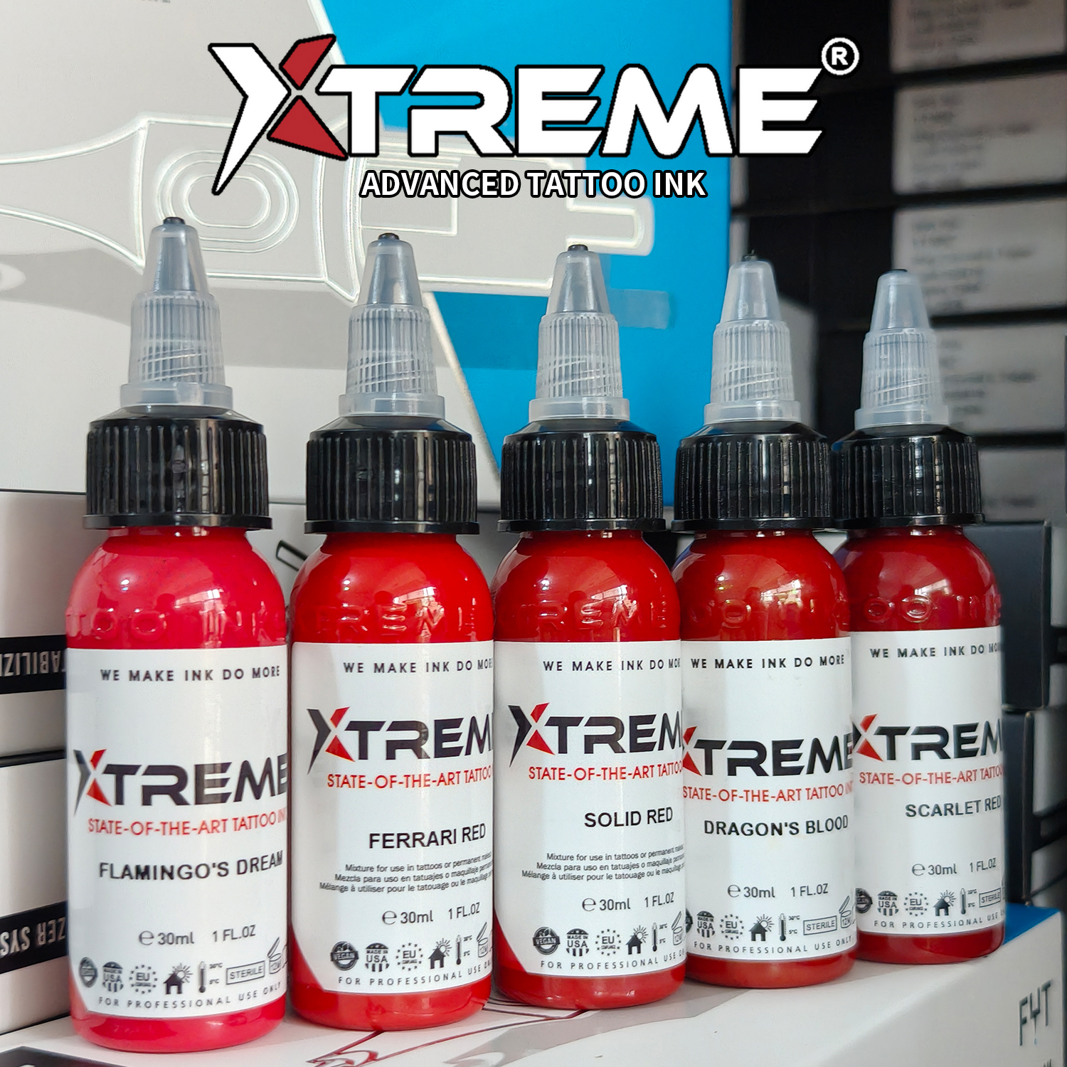 美国硬核极限墨水水性纹身色料