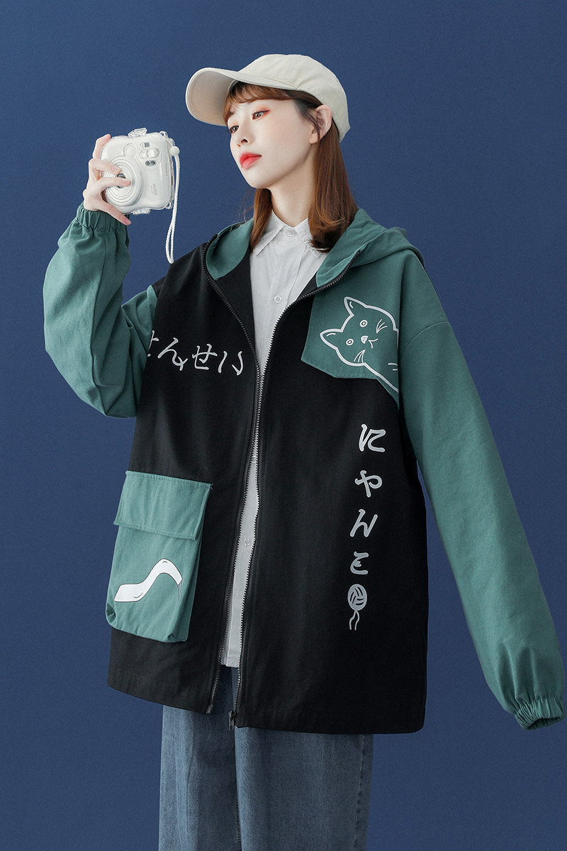 2021主推中性风拼色夹克男宽XZ102B-1-J,男装夹克,星座102B-1