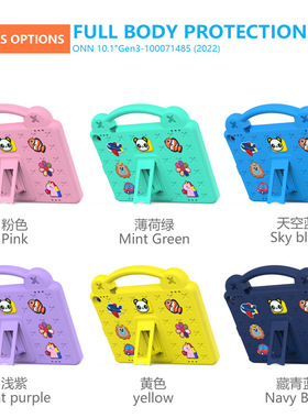 适用Kindle Fire HD10保护壳Walmart 10.1防摔支架款平板保护套