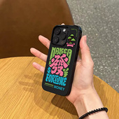 个性 iphone15pro亮黑色14磨砂13男女12防摔11小众高级16全包软壳 创意简约發文字手机壳适用苹果17promax新款