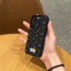 韩系ins风小众简约碎花手机壳适用17promax新款 iPhone15亮黑色14pro磨砂13硅胶12高级感11女款 16全包防摔软壳