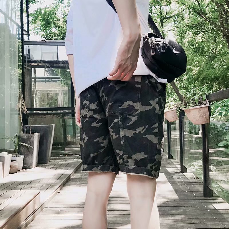 ÏÄ×°ÁÖÍäÍäLES˧TÃÔ²ÊÐÝÏж̿ãÄÐÎå·Ö¿ãº«°æ¿íËÉËÄ·Ö¿ã¼òÔ¼Öпã×Ó